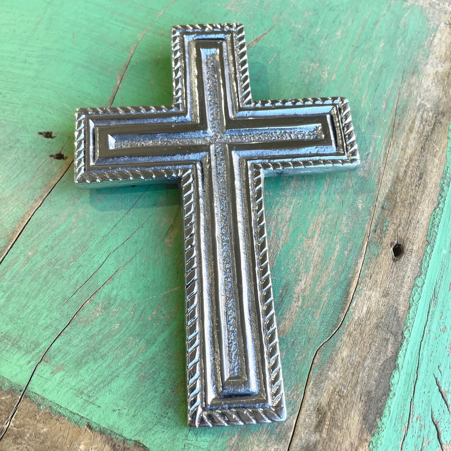 Simple Pewter Cross