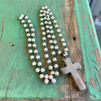 Long Pure Cross Necklace