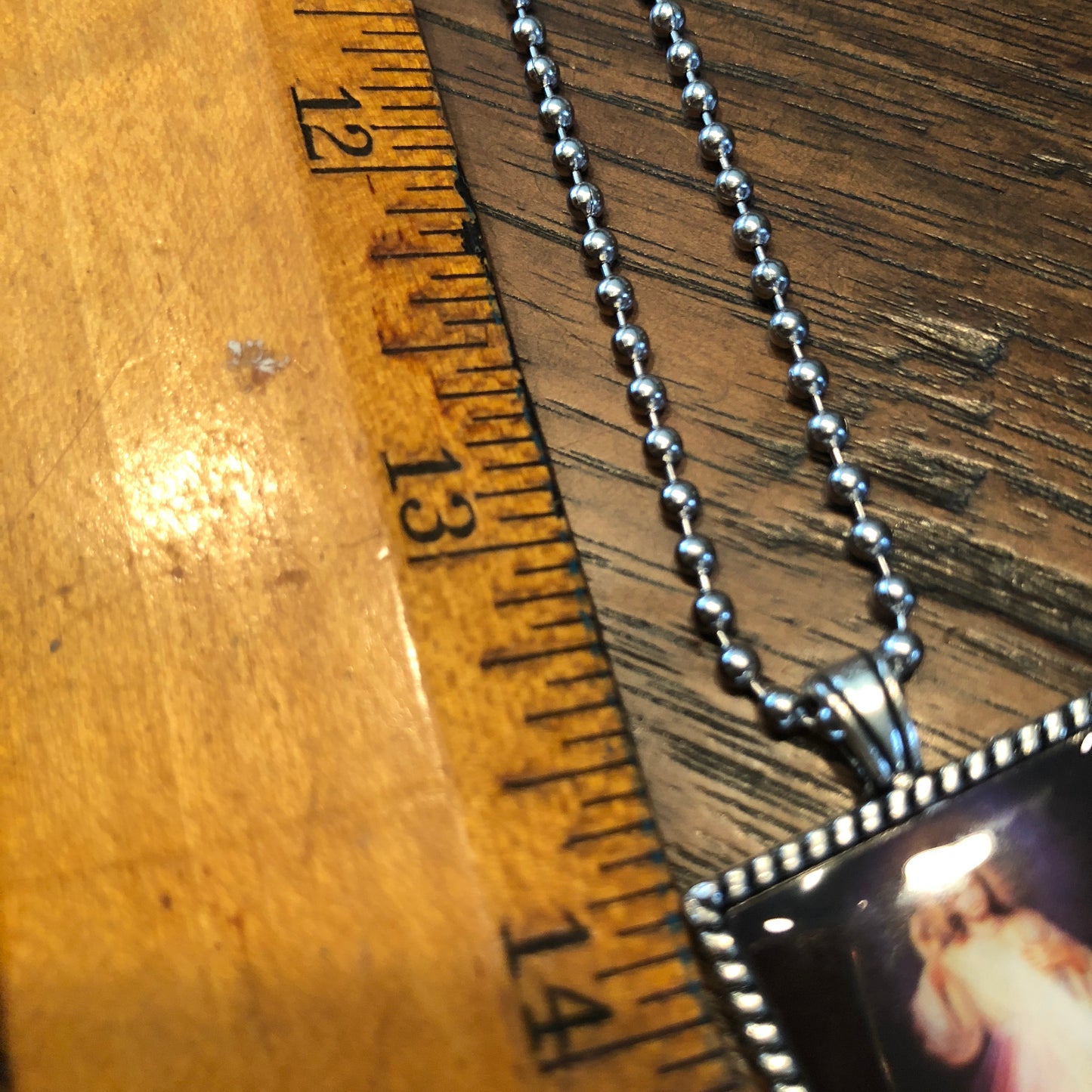 Divine Mercy Ball Chain Necklace