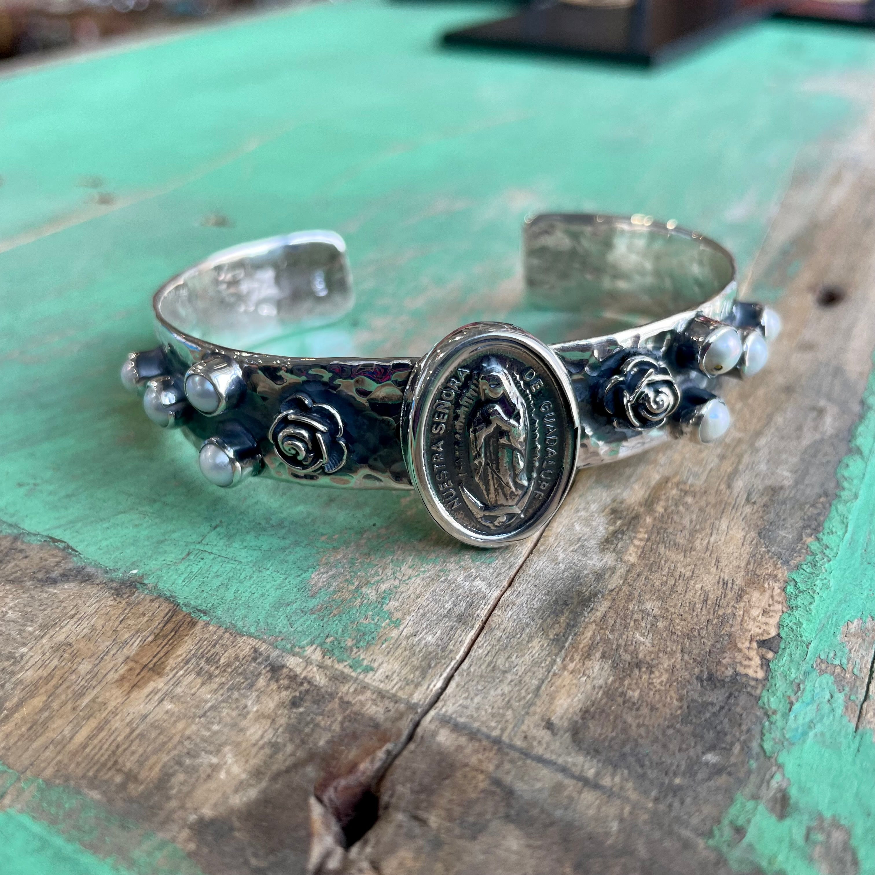 Freshwater Pearl and Sterling Silver OLG Cuff