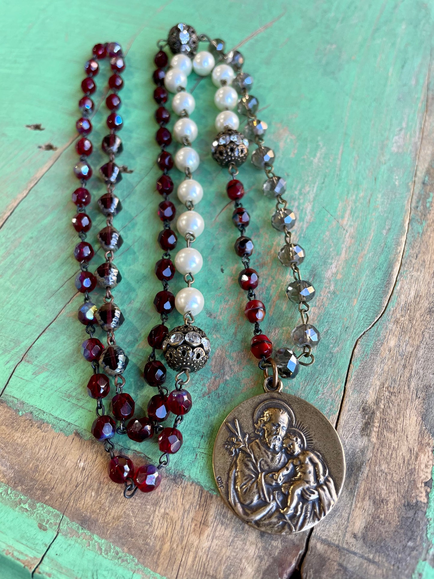 Red St Joseph Signature Necklace