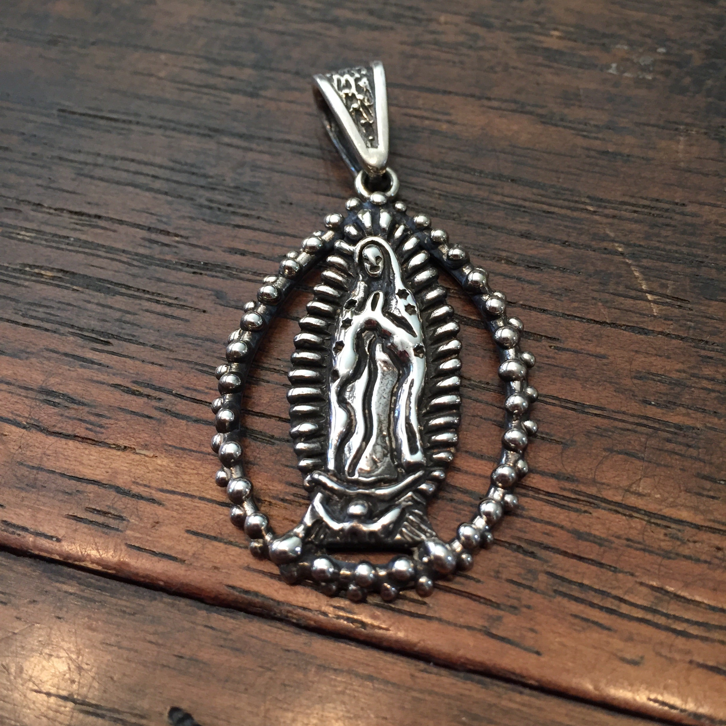 Sterling Silver OLG Teardrop Pendant