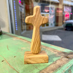 Wood Standing Hand Cross