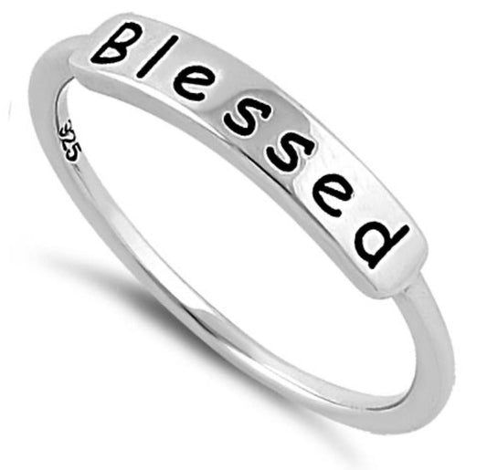 Blessed Sterling Silver Ring