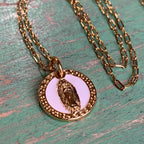 White OLG Necklace and Earrings