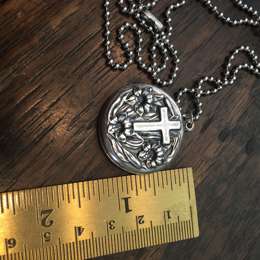 Stainless Steel Ball Chain Prayer Necklace