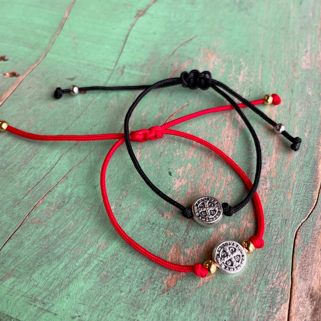 St Benedict Cord Bracelet
