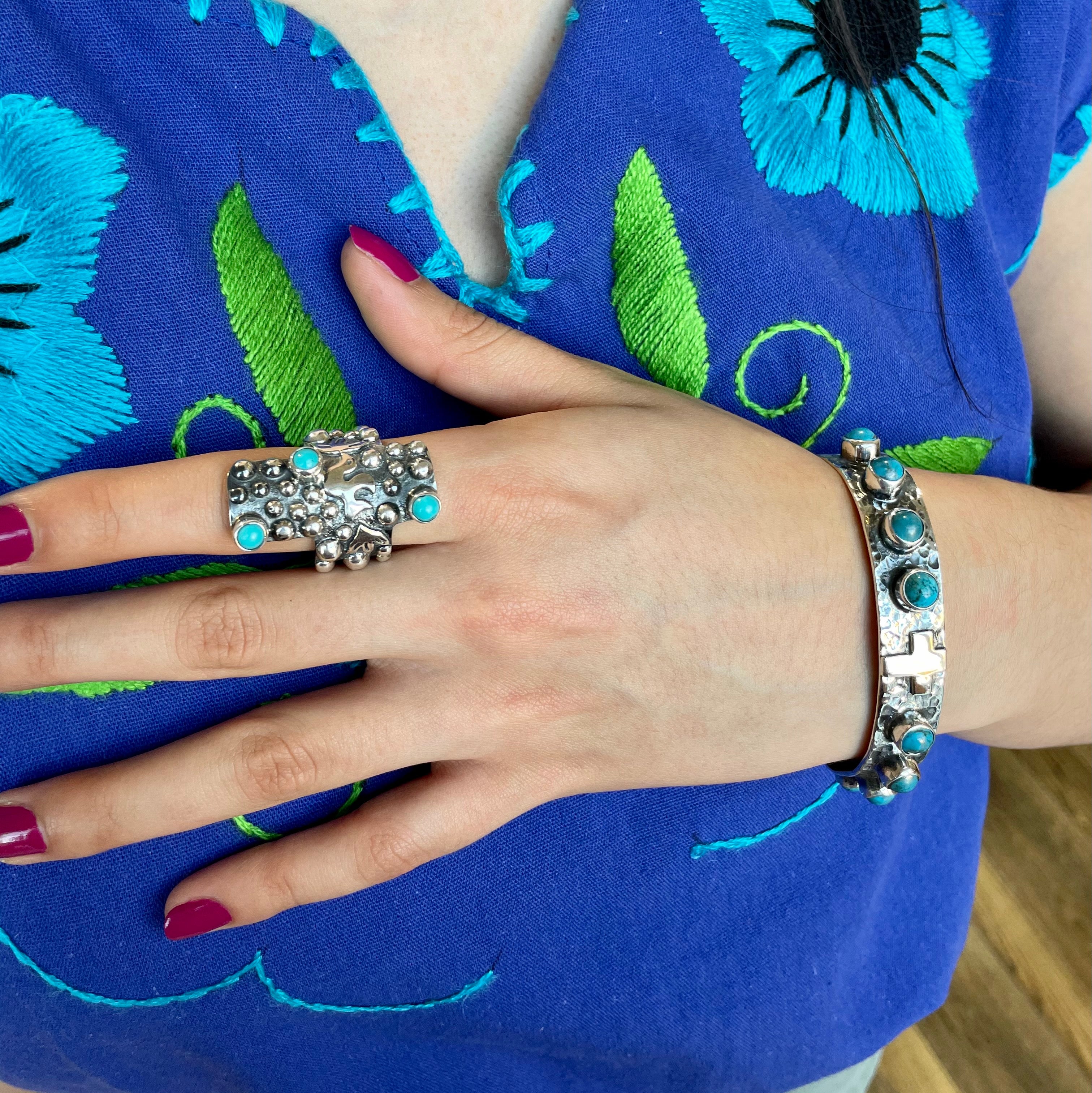 Turquoise Sterling Silver Cuff