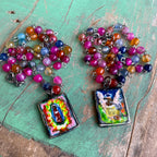 Lydia Rectangular Art Necklace