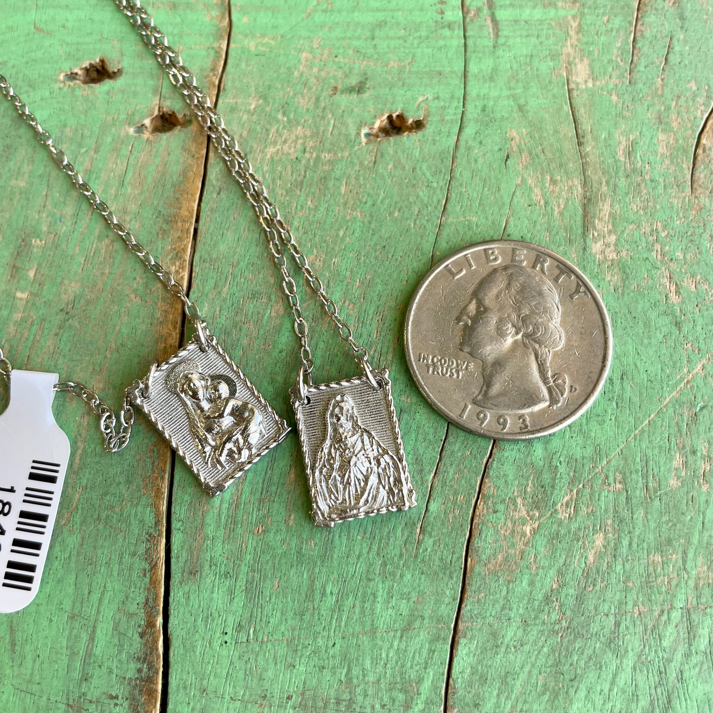 Italian Sterling Silver Scapular