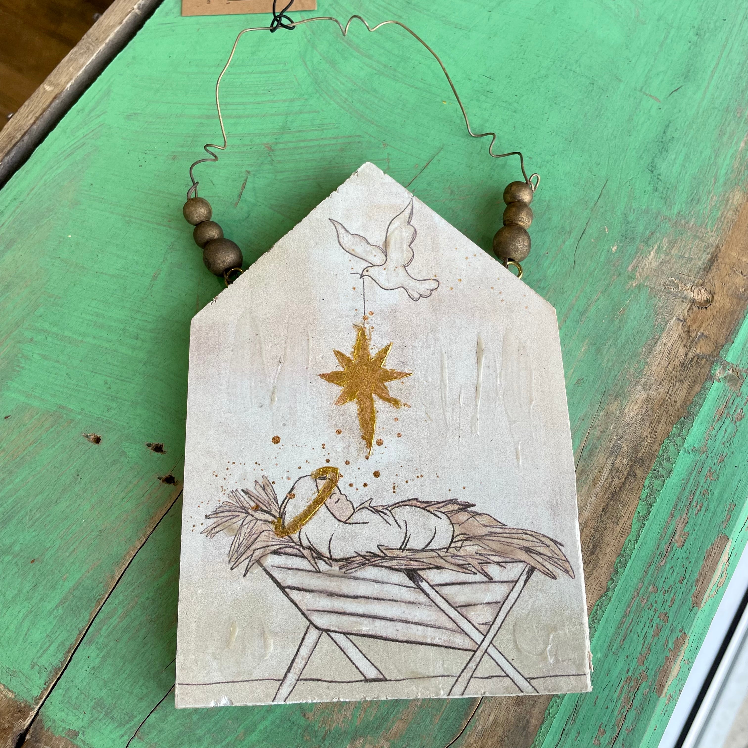 Wooden Holy Image Ornaments