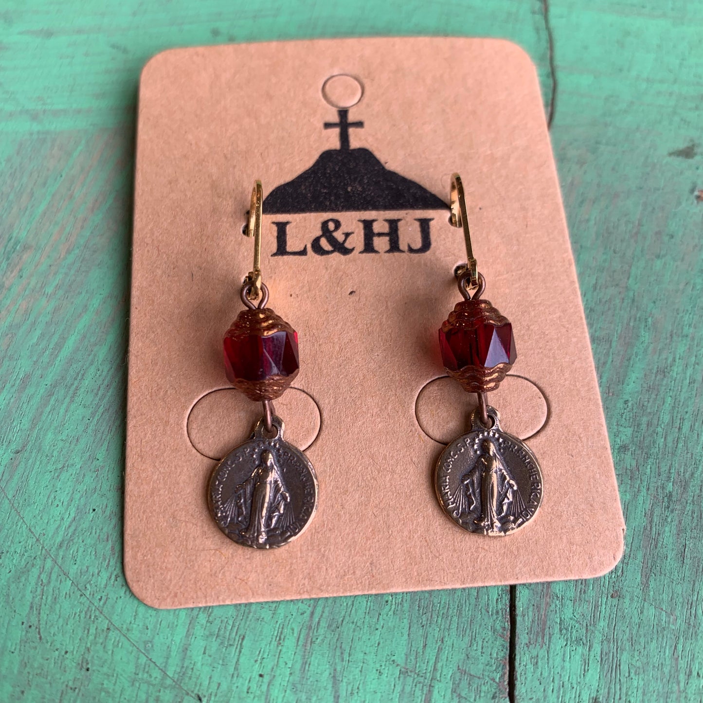 Miraculous Medal Red Set