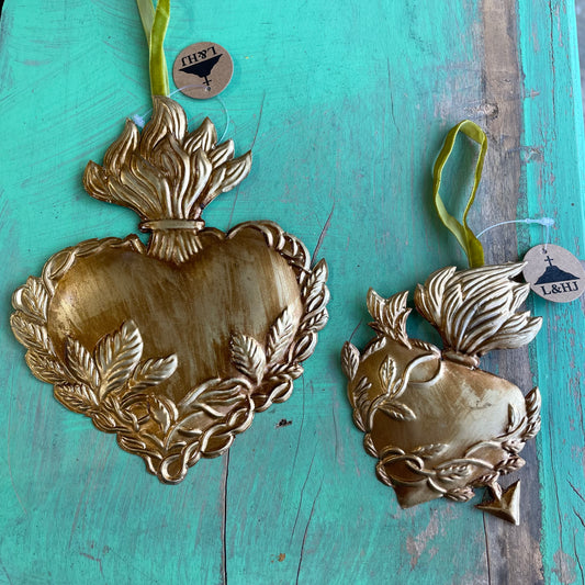 Vines Sacred Heart Ornament