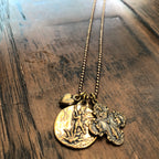 Bronze Saint Necklace