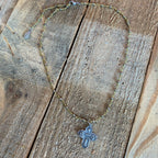 Two Toned Hematite Adjustable Faith Necklaces