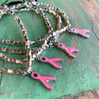 Pink Ribbon Bracelet