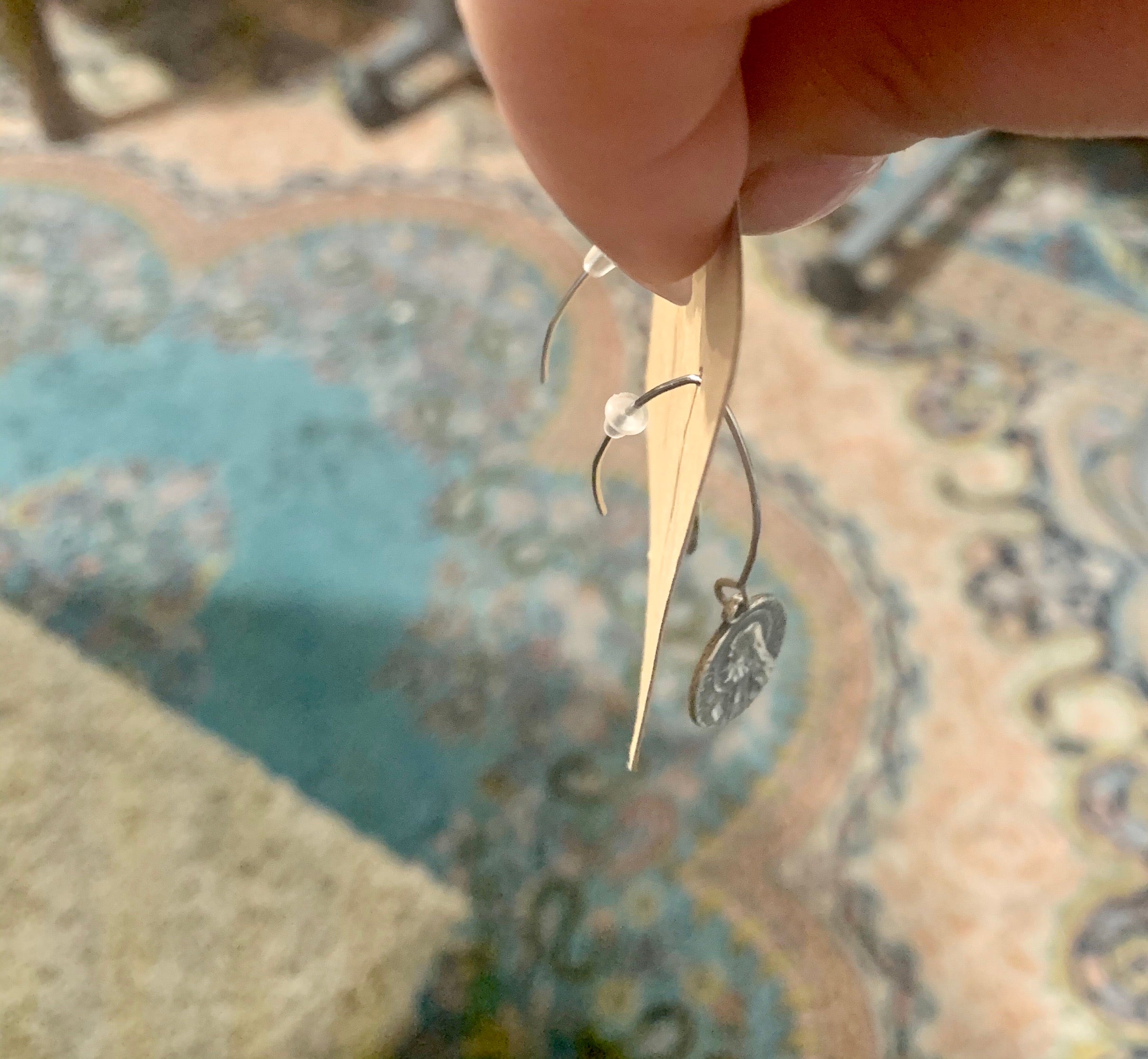 Long Hook Faith Earrings