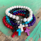 Dangle Cross Faith Bracelet