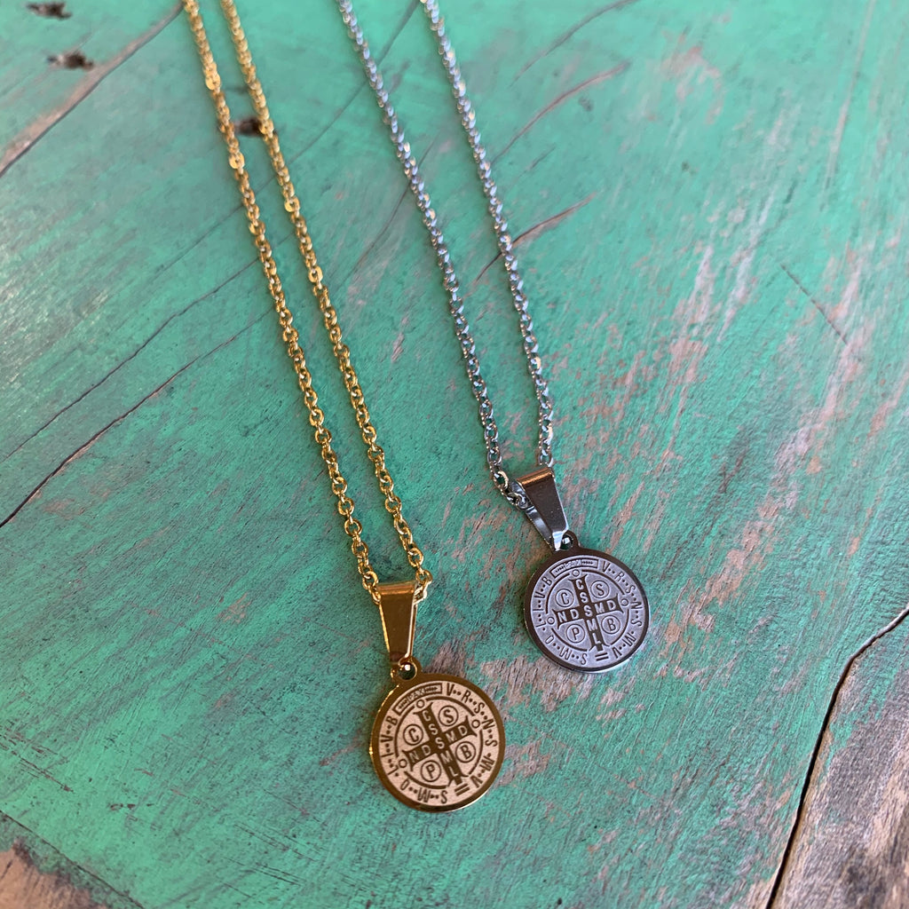 Small Saint Benedict Necklace