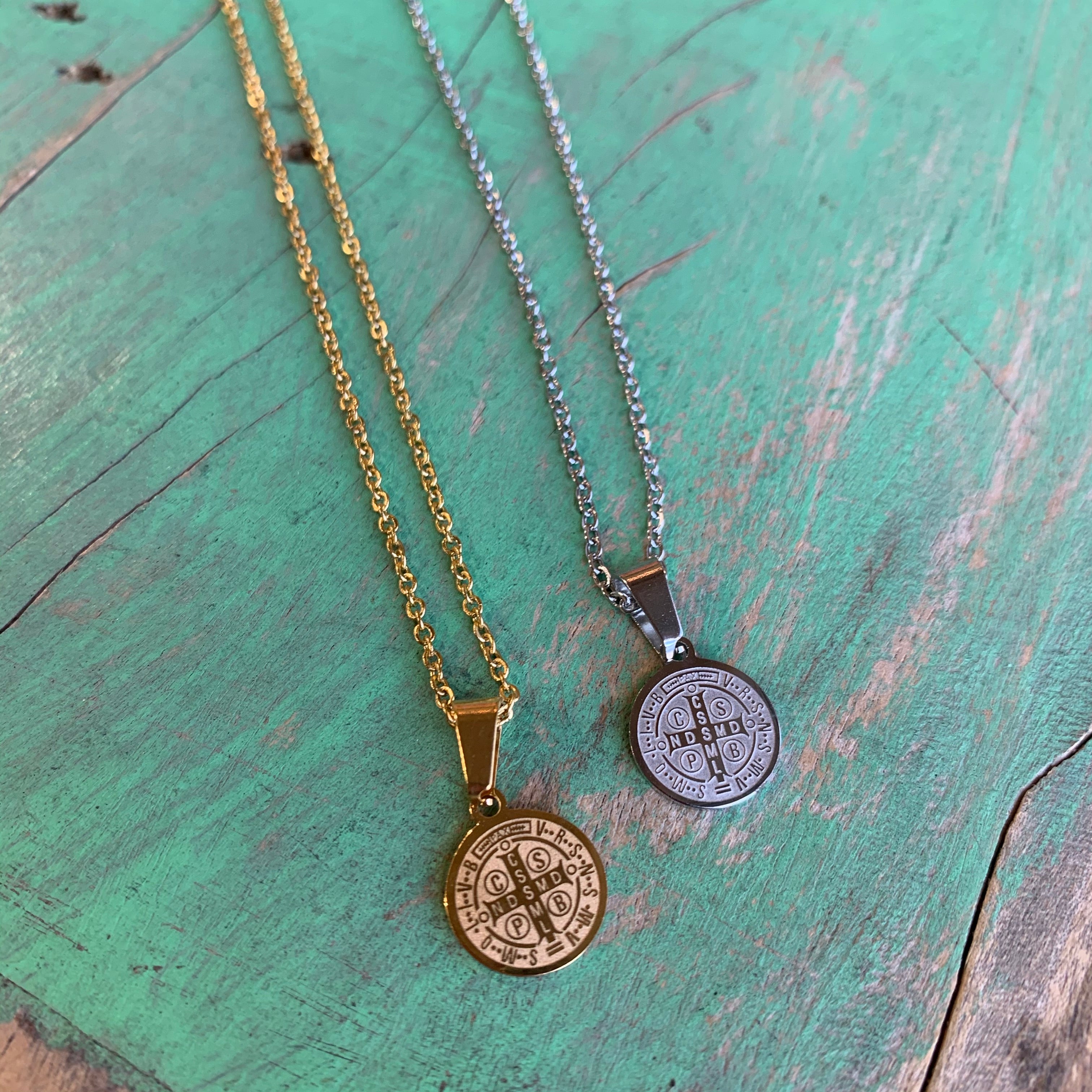Small Saint Benedict Necklace