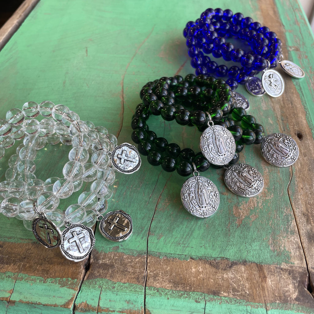 Glass Bead Bracelets
