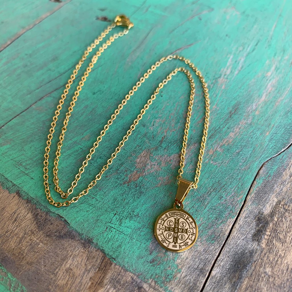 Small Saint Benedict Necklace
