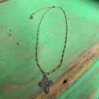 Two Toned Hematite Adjustable Faith Necklaces