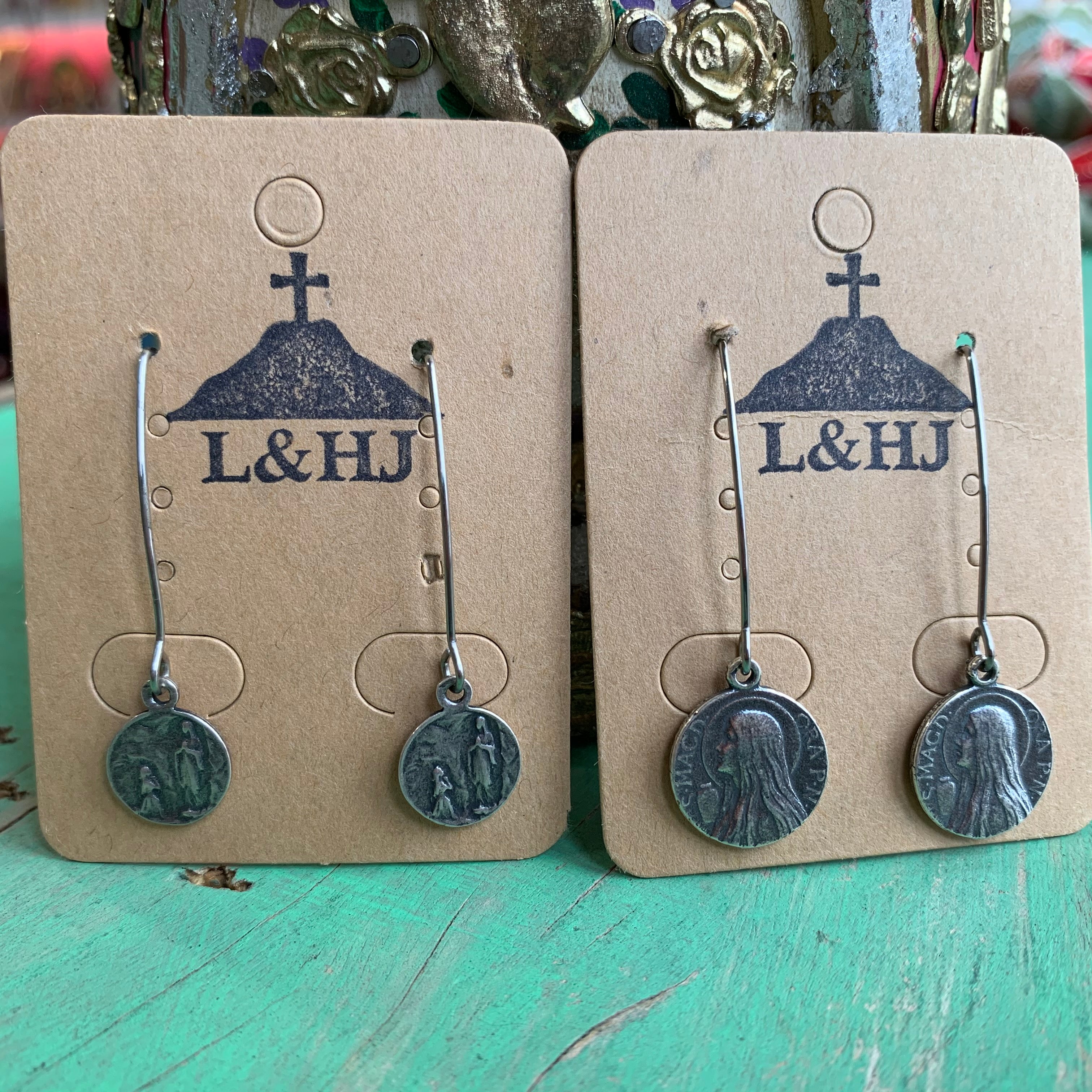 Long Hook Faith Earrings