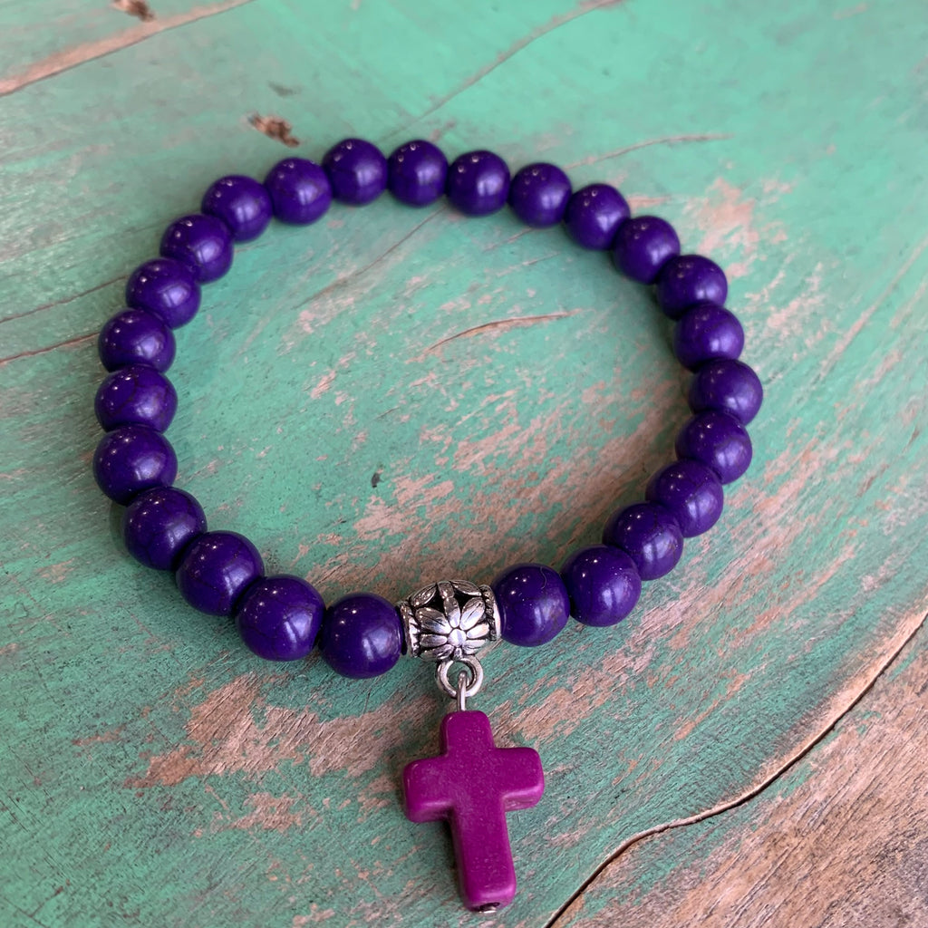 Dangle Cross Faith Bracelet