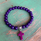 Dangle Cross Faith Bracelet