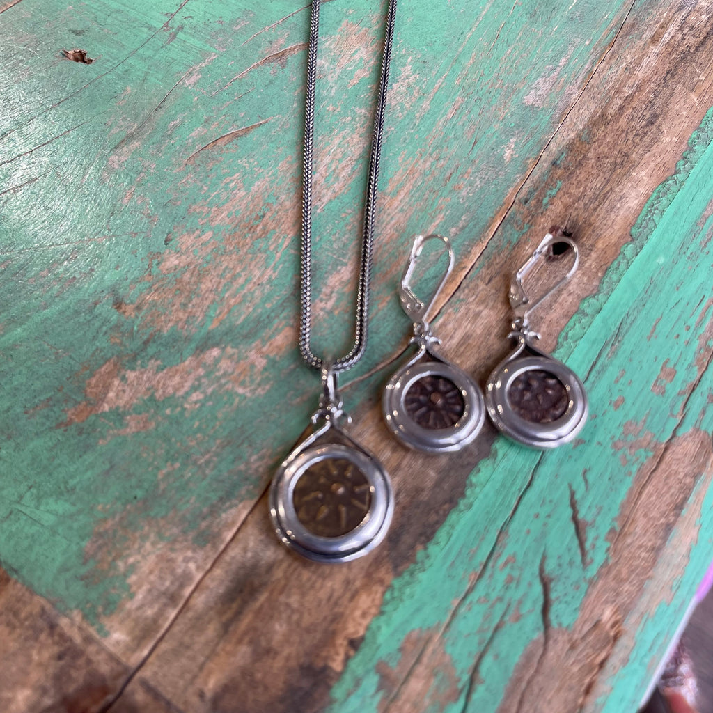 Sterling Silver Teardrop Widow’s Mite