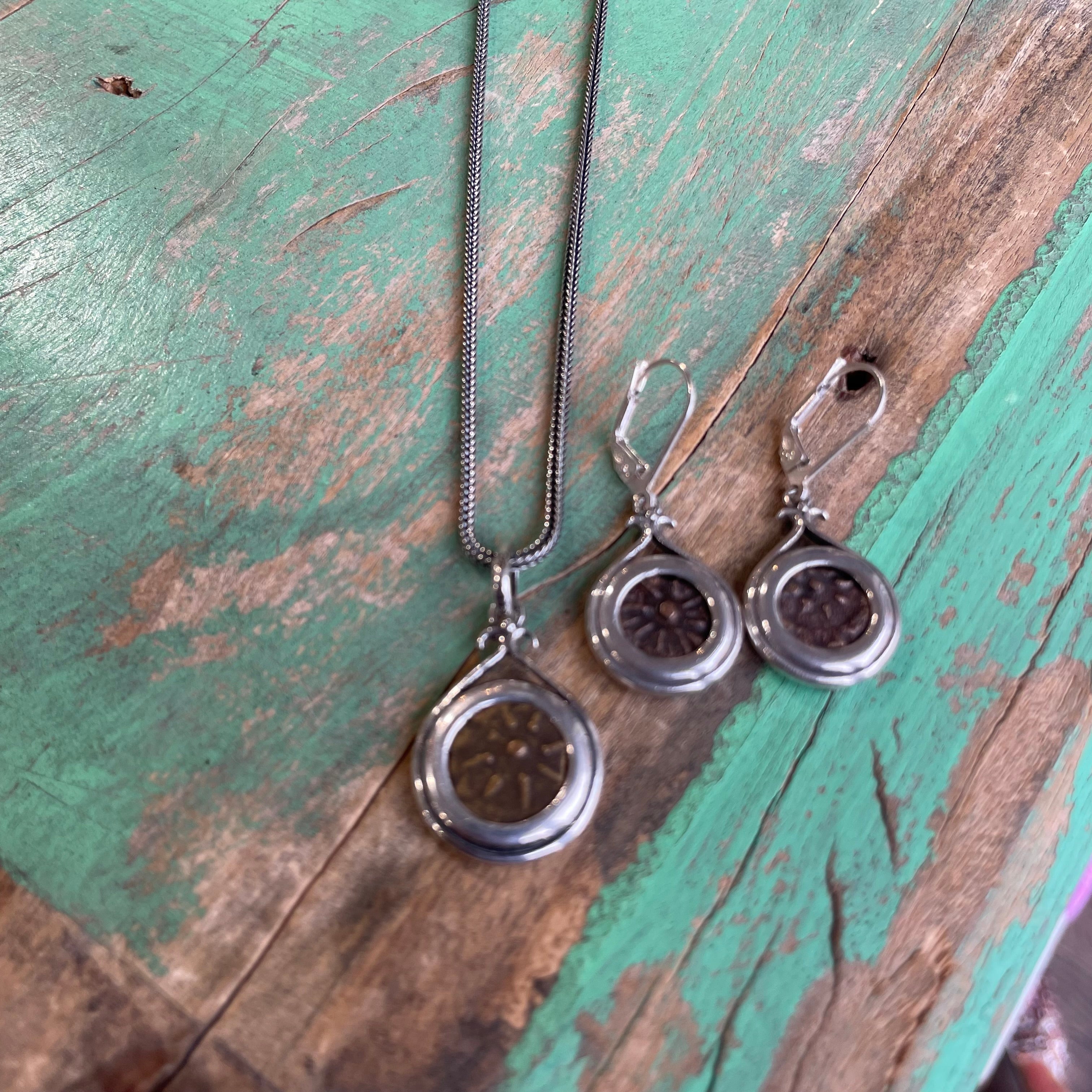 Sterling Silver Teardrop Widow’s Mite