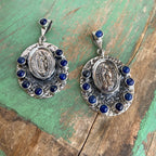 Sterling Silver Lapis OLG Pendant
