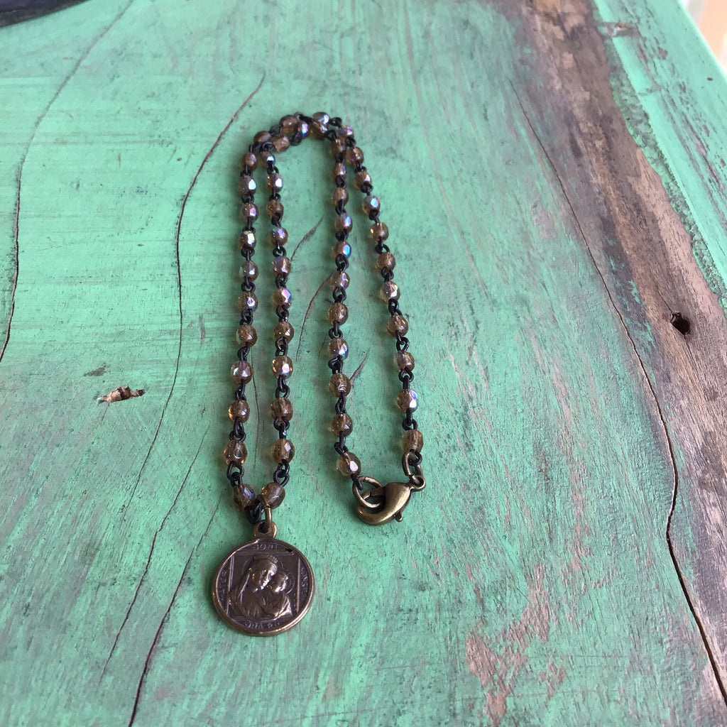 Czech Glass Faith Necklace