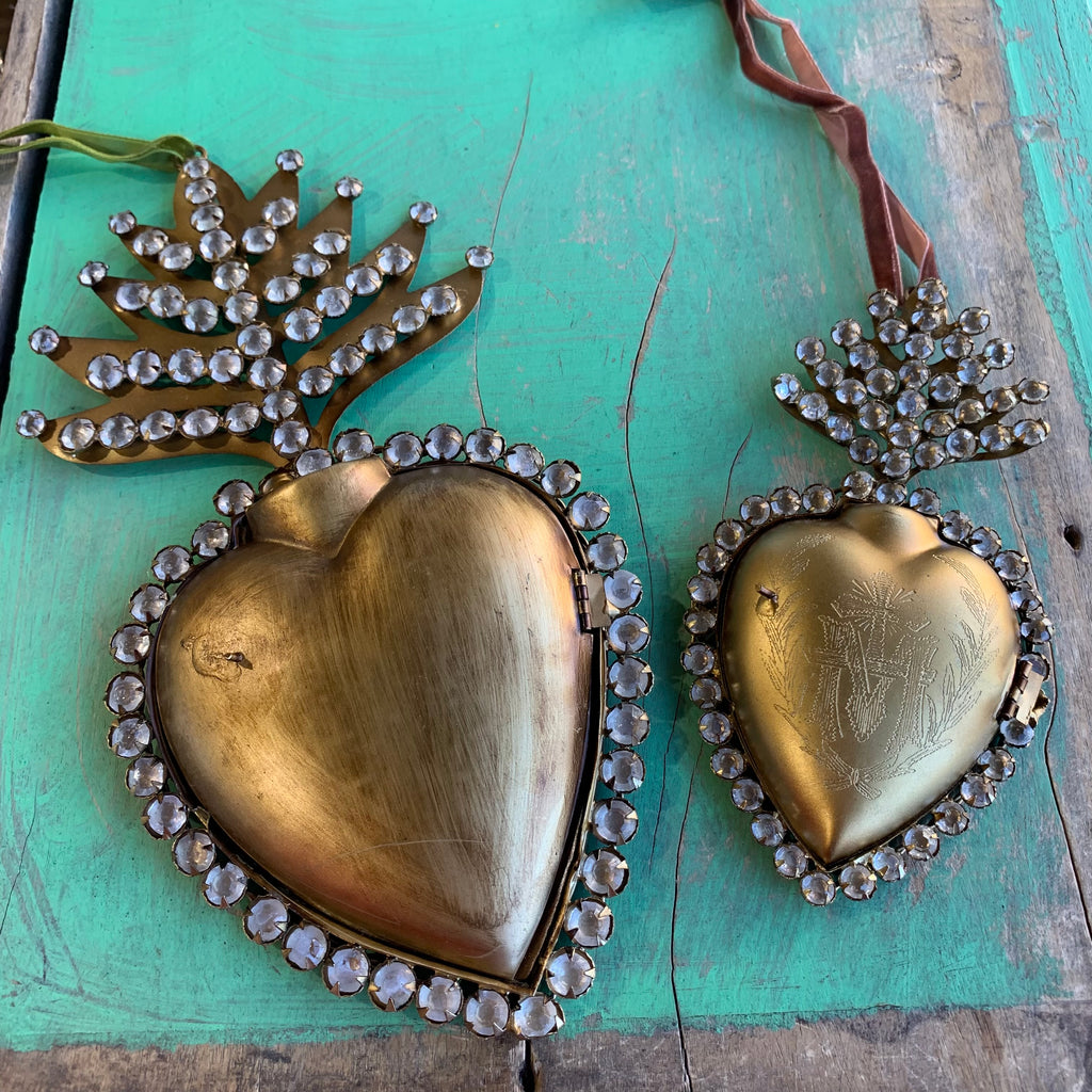 Jeweled Sacred Heart Box
