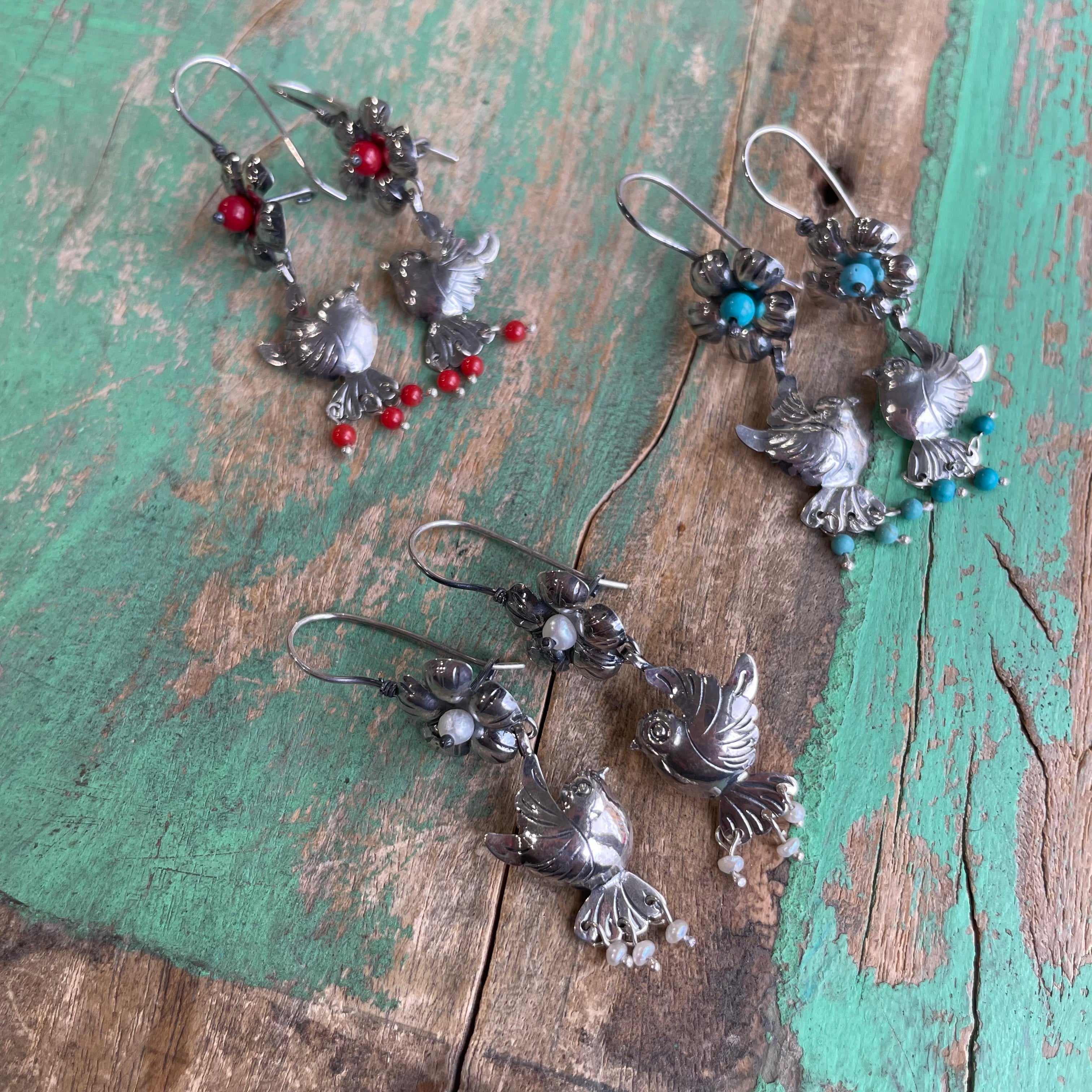 Cute Lovebird Earrings