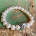 Freshwater Pearl Cross Hill Bracelet