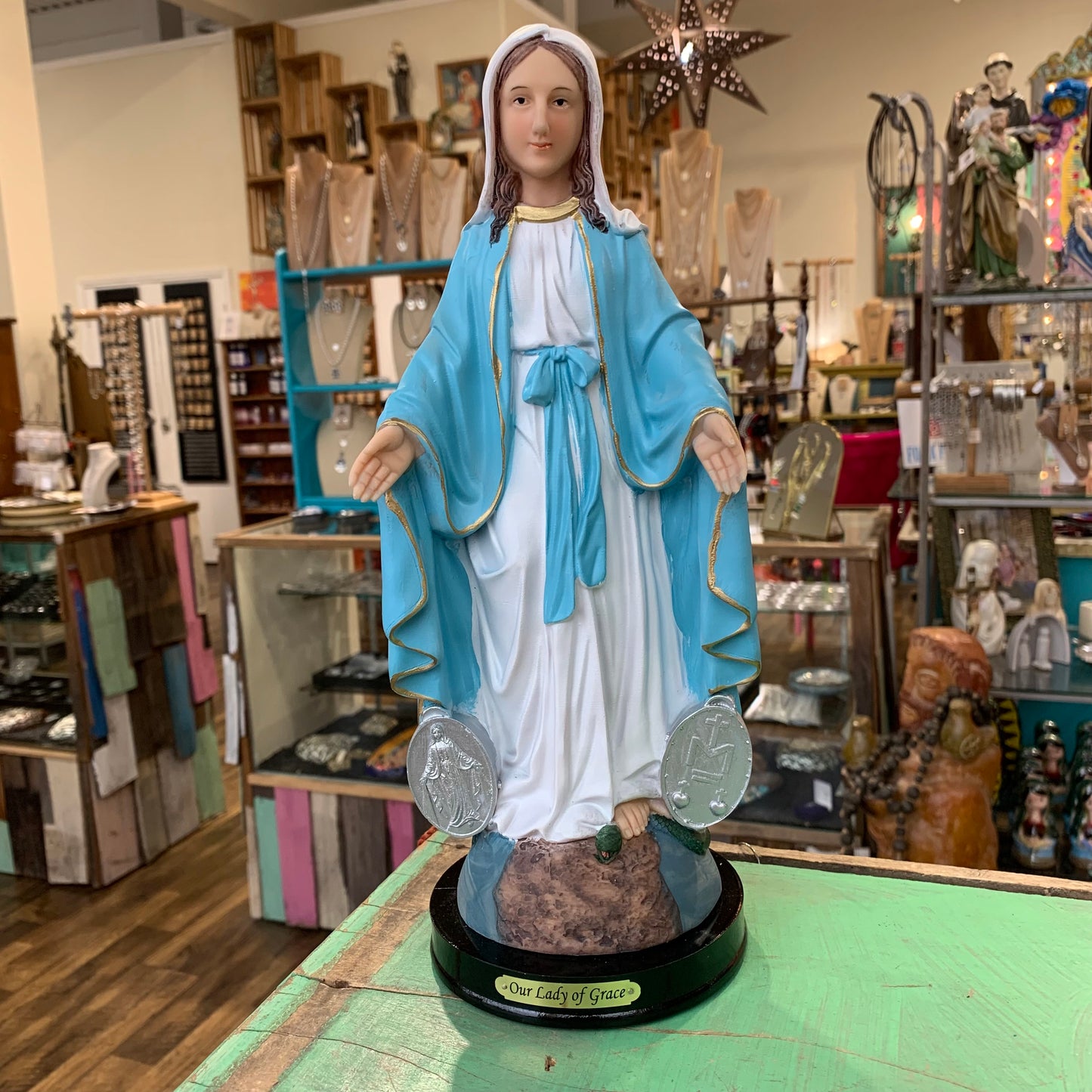Our Lady of the Miraculous Medal Statue