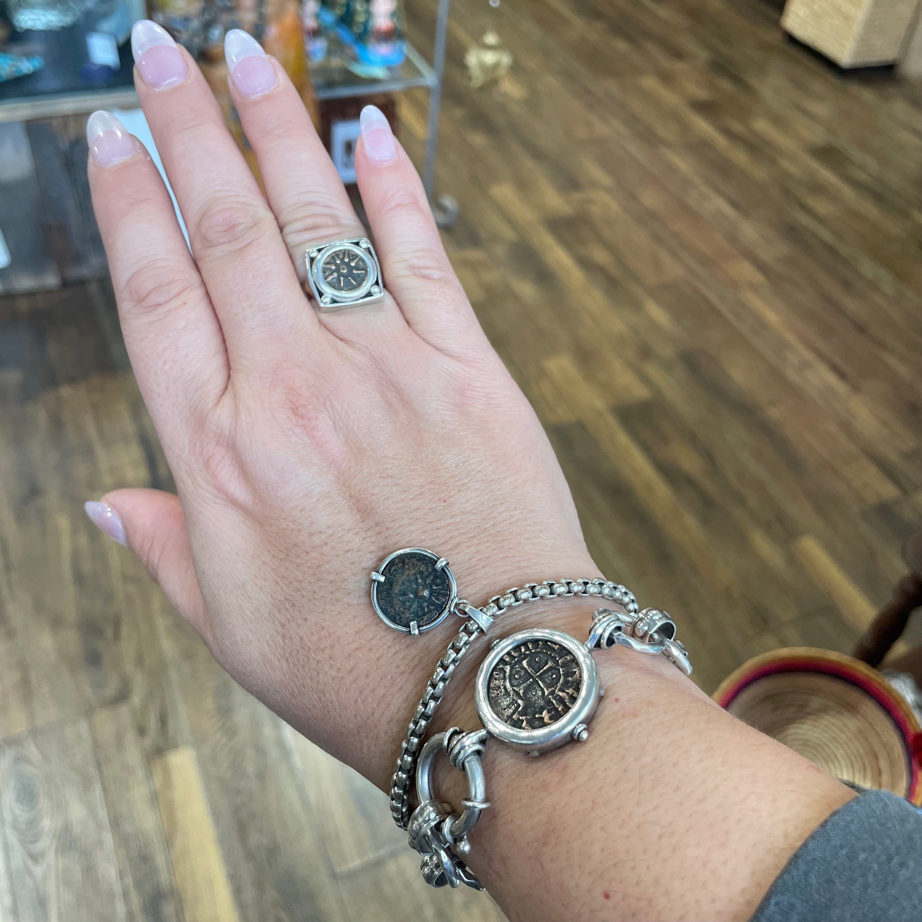 Sterling Silver Square Widow’s Mite