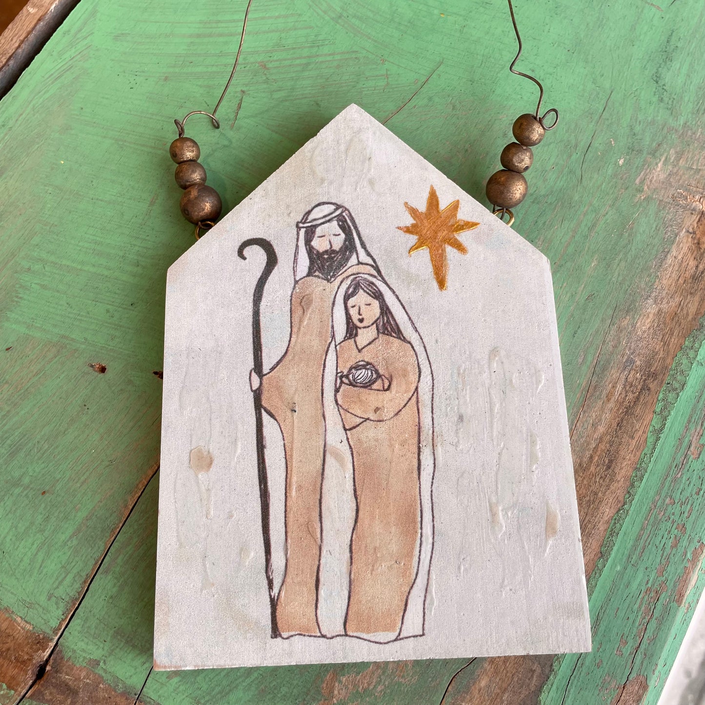 Wooden Holy Image Ornaments
