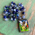 Lydia Rectangular Art Necklace