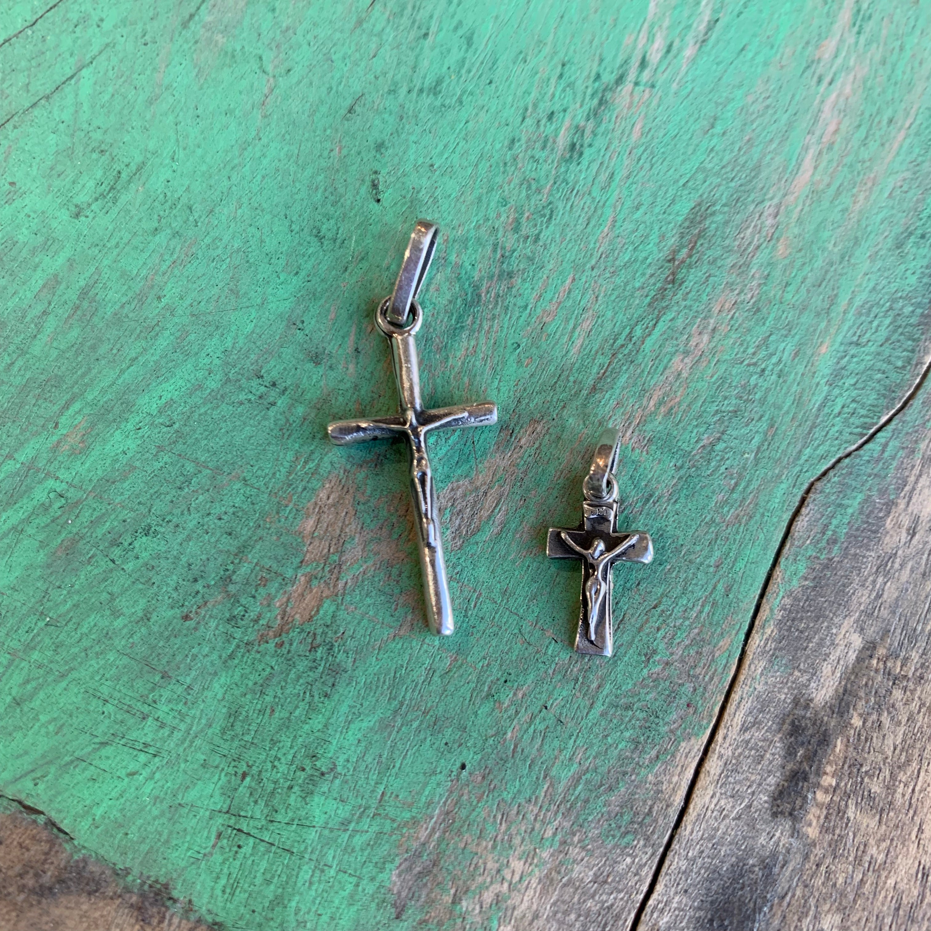 Sterling Silver Simple Crucifix