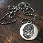 Stainless Steel Ball Chain Prayer Necklace