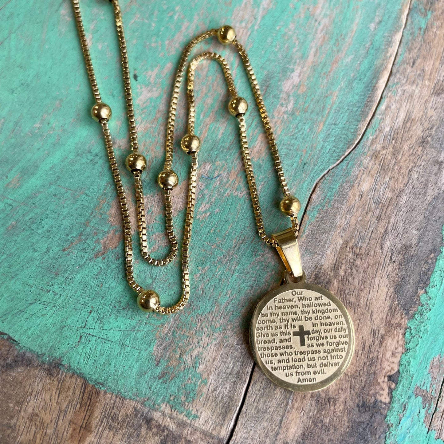 Lord's Prayer Necklace