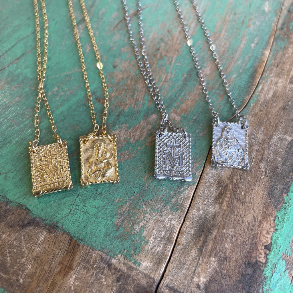 Italian Sterling Silver Scapular