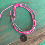 Six Cord Cross Bracelet