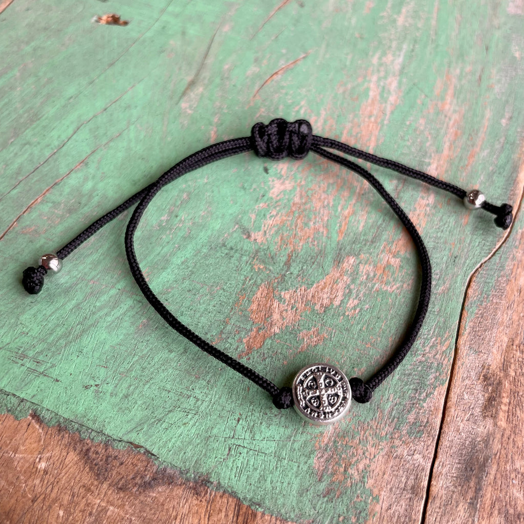 St Benedict Cord Bracelet