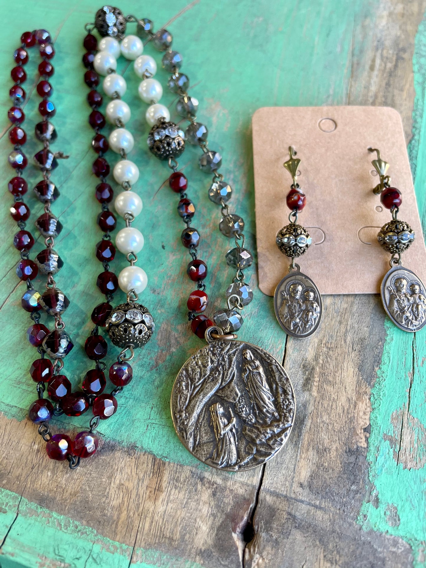 Red St Joseph Signature Necklace