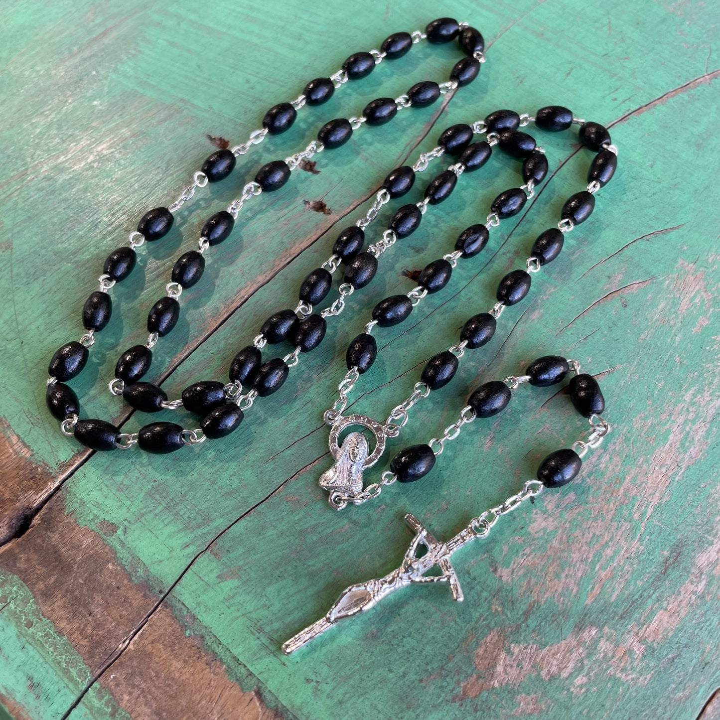 Black and Silver Rosary