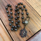 Pyrite OLG Clasp Necklace Set